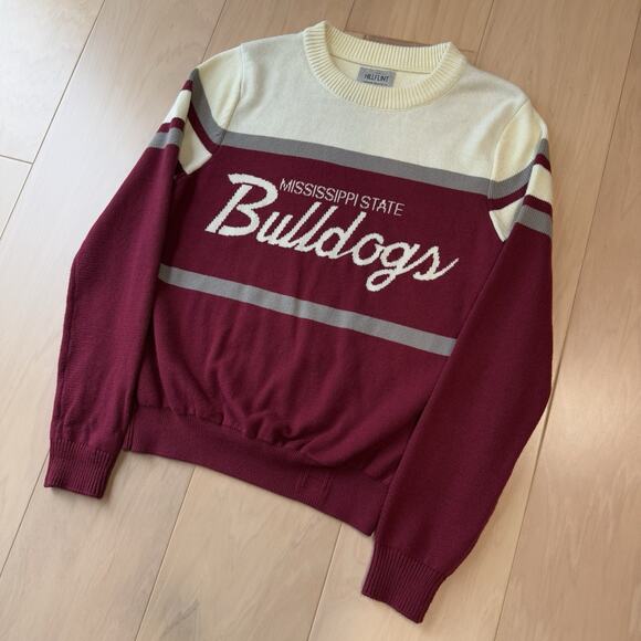 Mississippi State Bulldogs Sweater Small Multicolor Hillflint Pullover Cotton - Picture 8 of 8